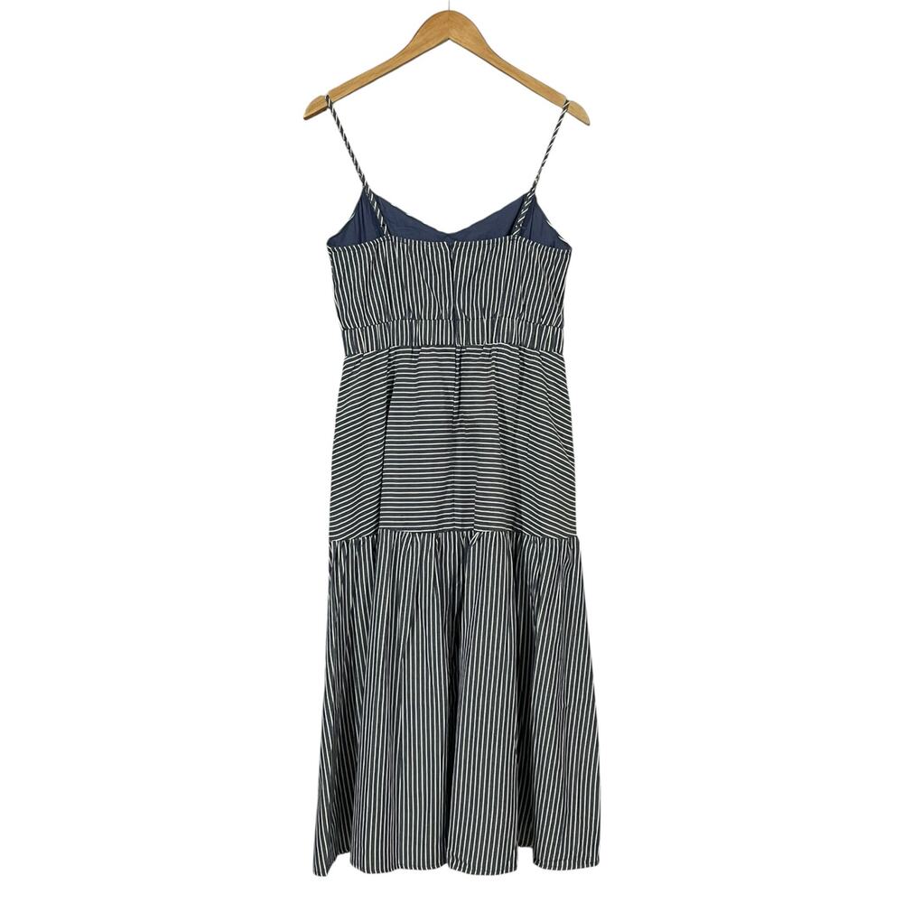 NWT Lush Navy Stripe Midi Dress - Medium - Picture 5 of 10